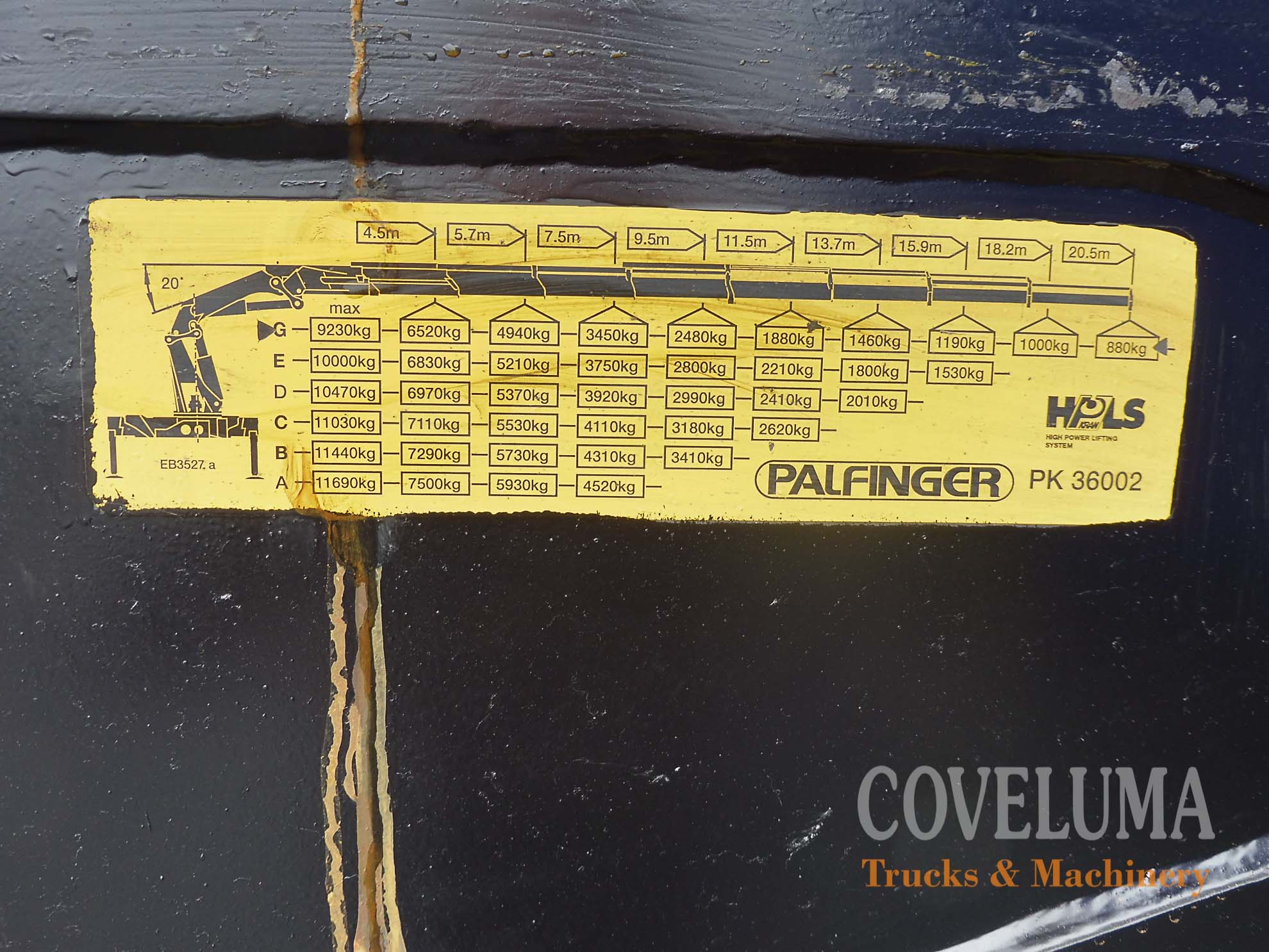 Camión IVECO con grúa PALFINGER PK36002 REF: C2019001