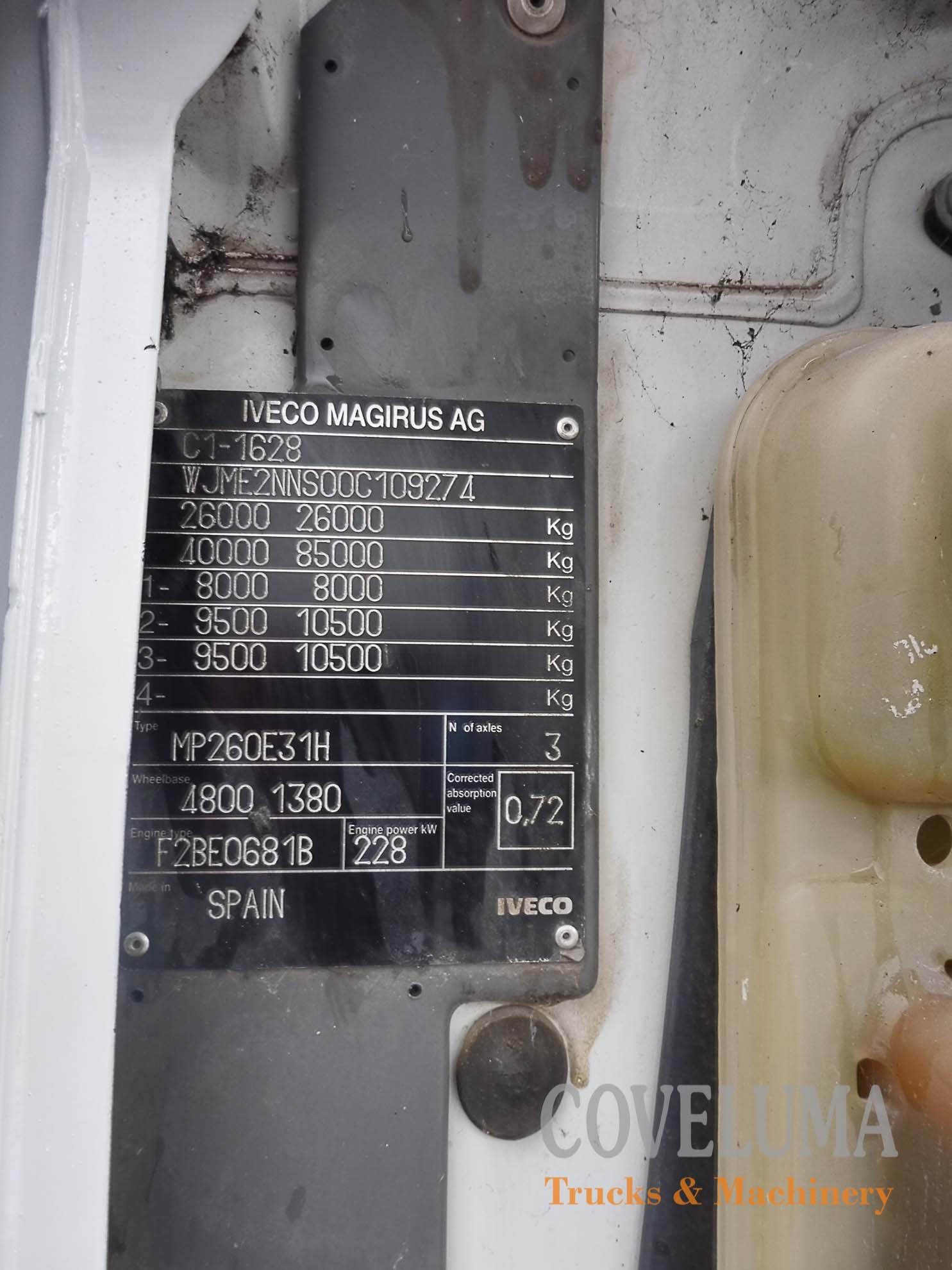 Camión IVECO con grúa PALFINGER PK36002 REF: C2019001