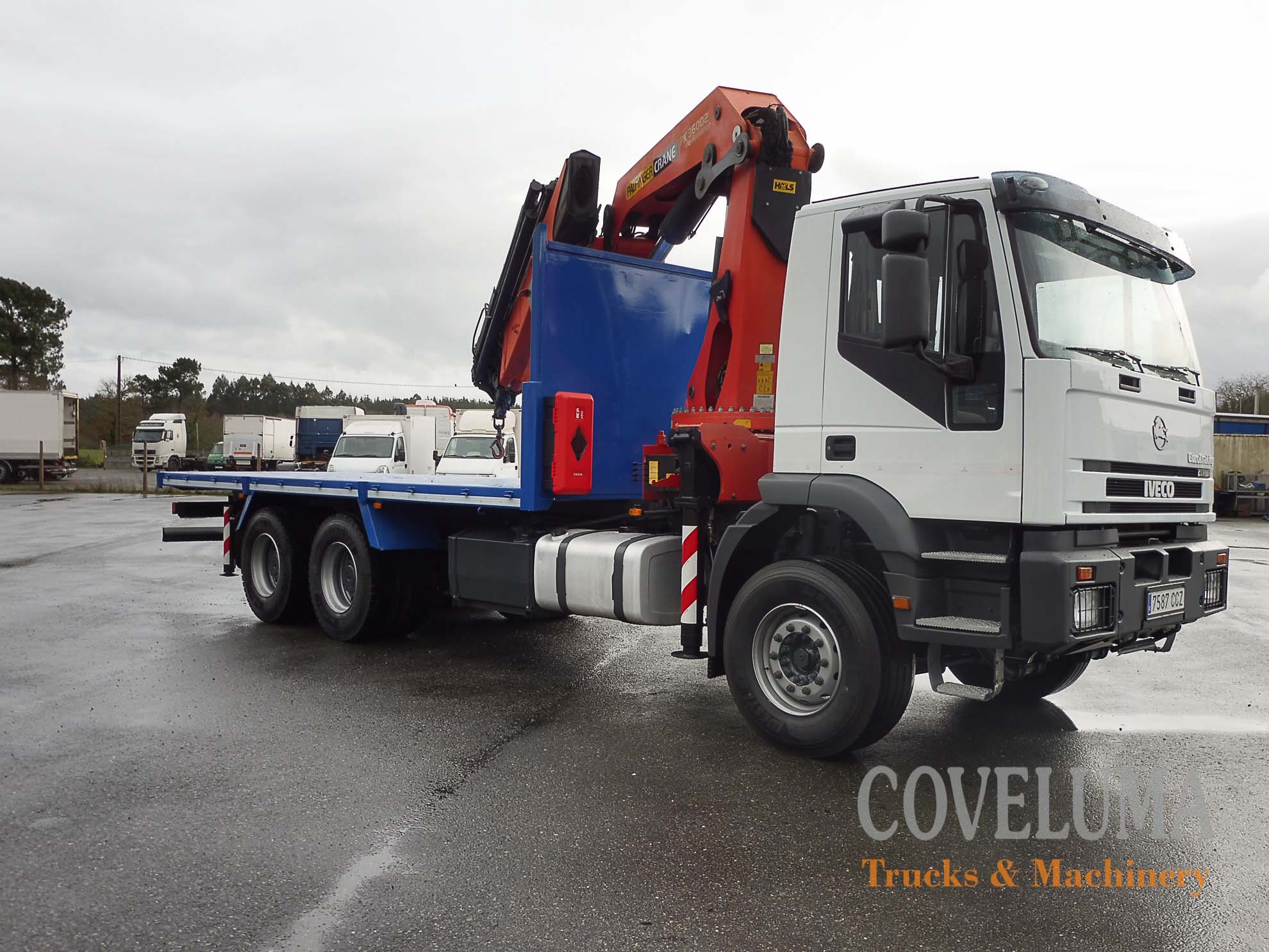 Camión IVECO con grúa PALFINGER PK36002 REF: C2019001
